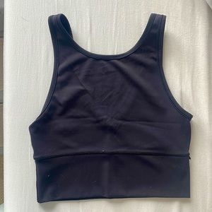 Lululemon black crop top size M